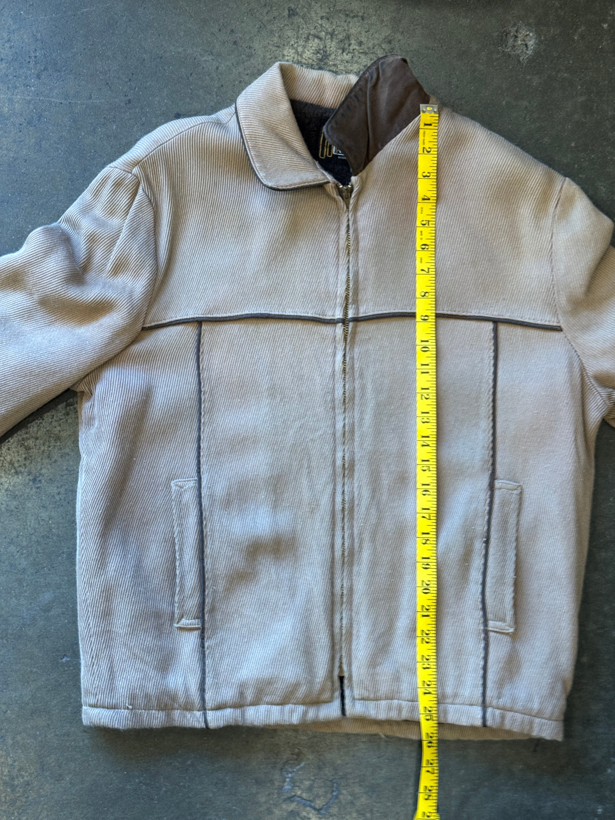 Vintage 1960s CAMPUS Outerwear Zip-Up Jacket Sz. 42 (L)