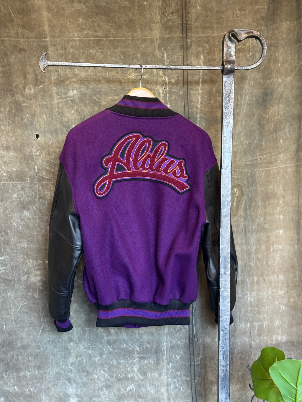 Vintage 1980s ALDUS ENGINEERING Varsity Jacket Sz. S