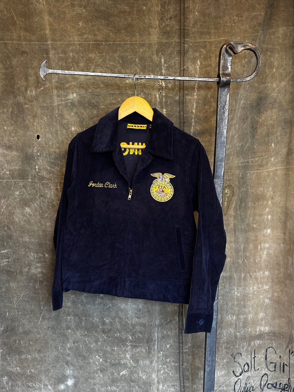 Vintage Y2K FFA 'Odessa, WA' Corduroy Jacket Sz. 36 (S)