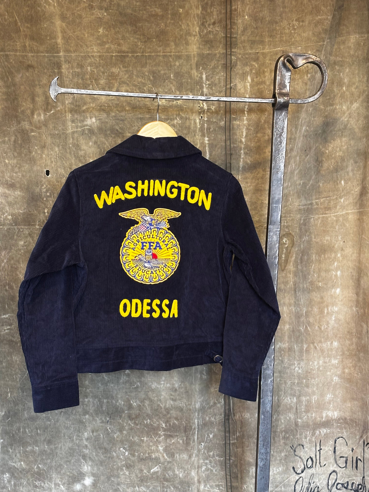 Vintage Y2K FFA 'Odessa, WA' Corduroy Jacket Sz. 36 (S)