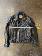 Vintage 1960s EXCELLED LEATHER Motorcycle Jacket Sz. 42(T)