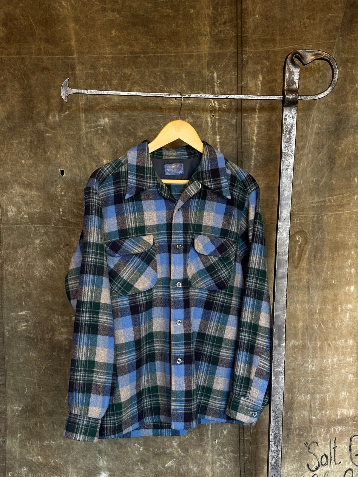 Vintage 1950s MILLER Western Button-Up Sz L