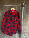 Vintage Wool PENDLETON Plaid Flannel Sz XL
