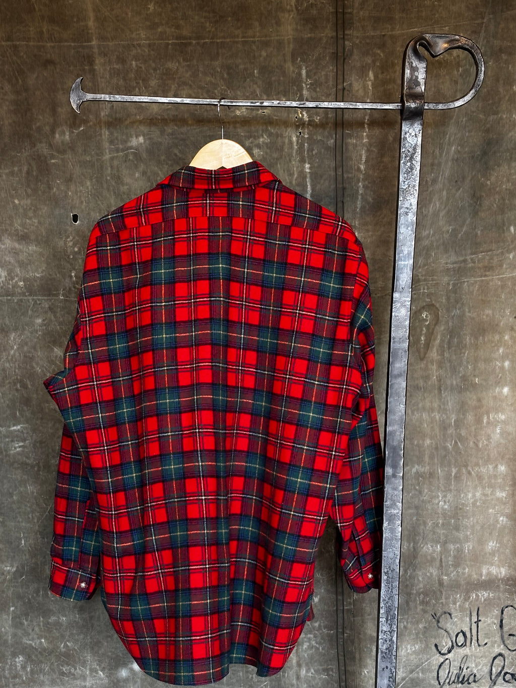 Vintage Wool PENDLETON Plaid Flannel Sz XL