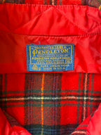Vintage Wool PENDLETON Plaid Flannel Sz XL