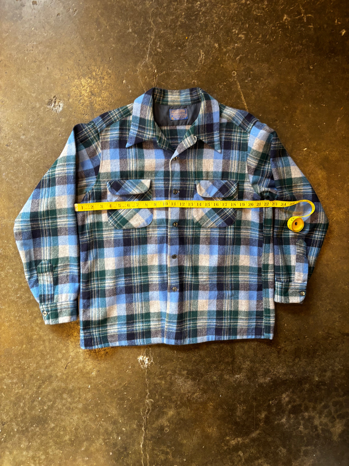 Vintage 1950s MILLER Western Button-Up Sz L