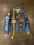 Vintage 1980s LEVI'S Motorcycle Club Denim Jacket Sz M