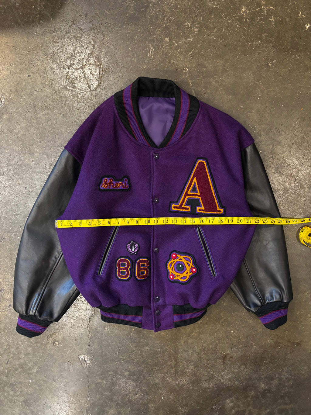Vintage 1980s ALDUS ENGINEERING Varsity Jacket Sz. S