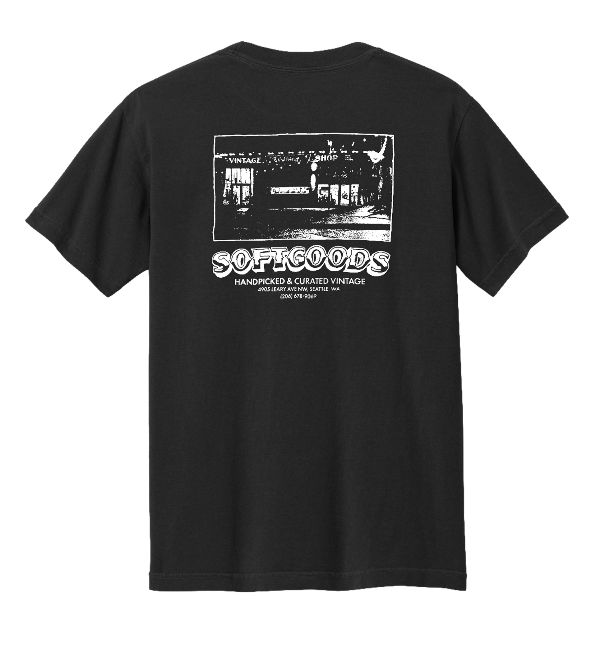 Soft Goods Flagship T-Shirt | Black