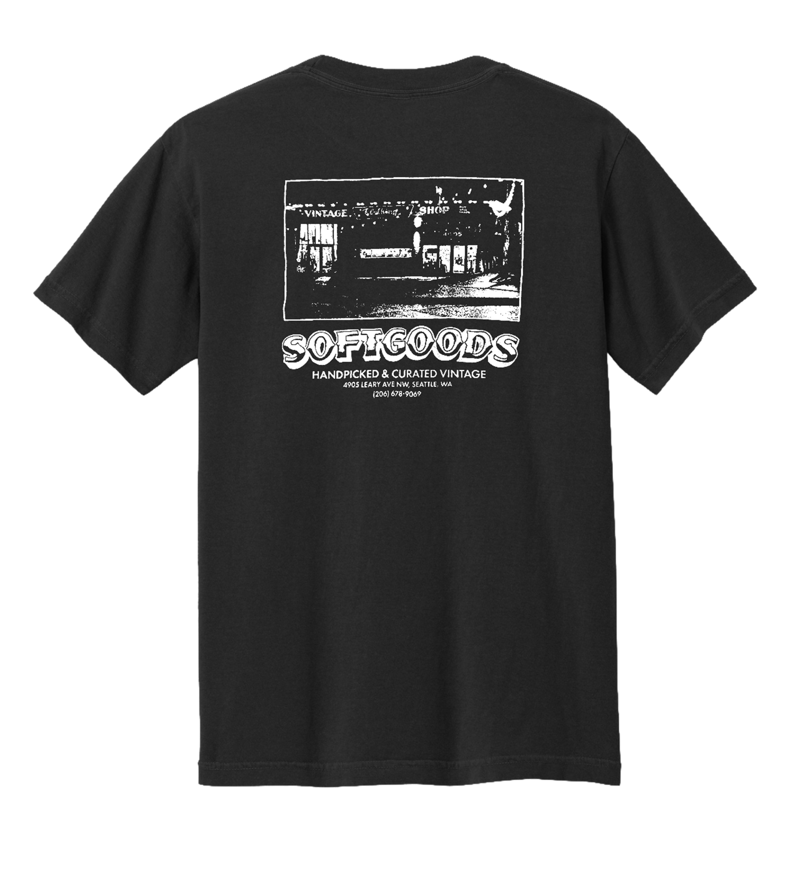 Soft Goods Flagship T-Shirt | Black