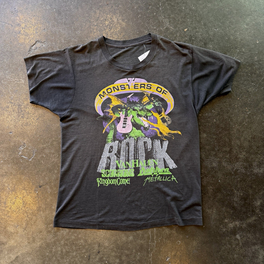 VINTAGE 1990s Monsters of Rock T-Shirt Size L