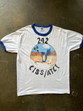 Vintage 80s Hand Drawn Road Runner Air Force Russell Tee Shirt 